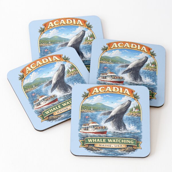 Item preview, Acadia Maine Whale Watching - Coastal Wildlife designed and sold by Myra365Art.