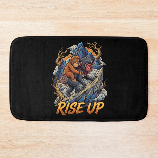 Item preview, Brave Baby Monkey Carrying Orangutan Toy Rise Up Art designed and sold by Tong4130.