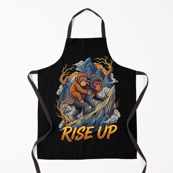 Item preview, Brave Baby Monkey Carrying Orangutan Toy Rise Up Art designed and sold by Tong4130.