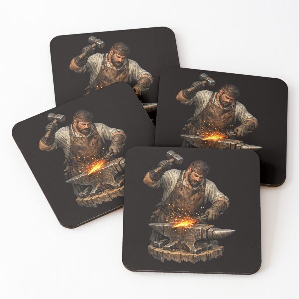Item preview, Blacksmith at the Forge — Strength and Craftsmanship designed and sold by Tadeusz1.