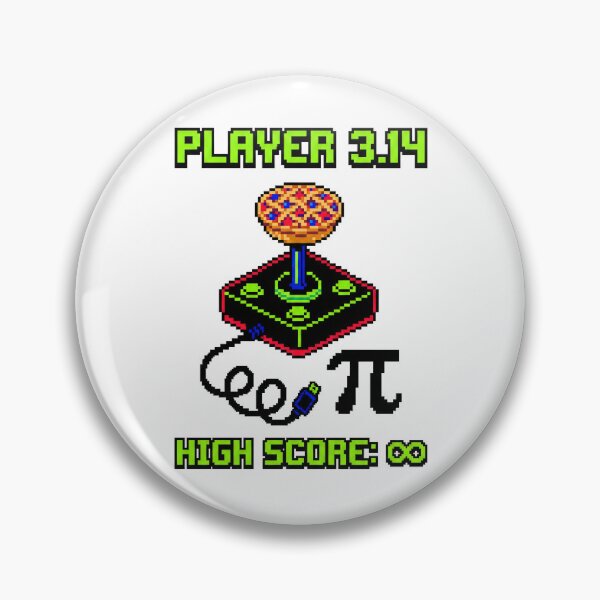 Item preview, Player 3.14 Pi Day Retro Gaming - 8-Bit Pixel Art Gamer Gift designed and sold by Luminari Creations.