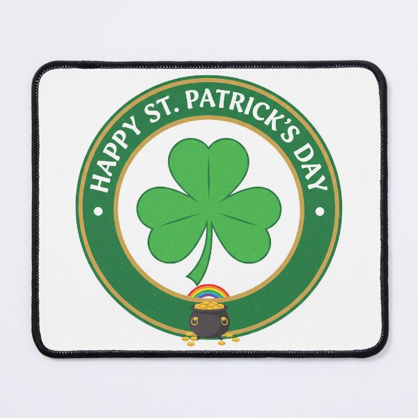 Item preview, Happy St. Patrick’s Day Shamrock Badge Irish Lucky Clover Design designed and sold by Kiziorq.