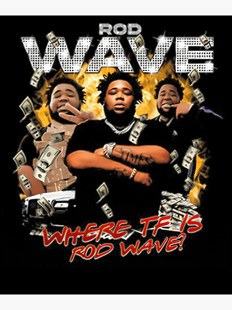 Thumbnail 3 of 3, Poster, Album Rapper Tour 2025 Rodd Wavee designed and sold by Tk-Store.