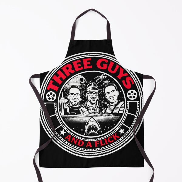 Item preview, 3 Guys And A Flick Logo With White Background designed and sold by ToneyLarson1.