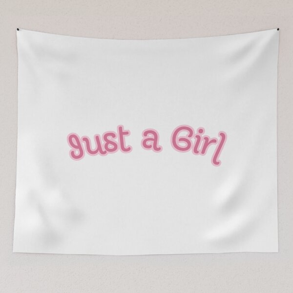 Item preview, Just a Girl – Minimal Pink  designed and sold by KleanGirlAesthetics.