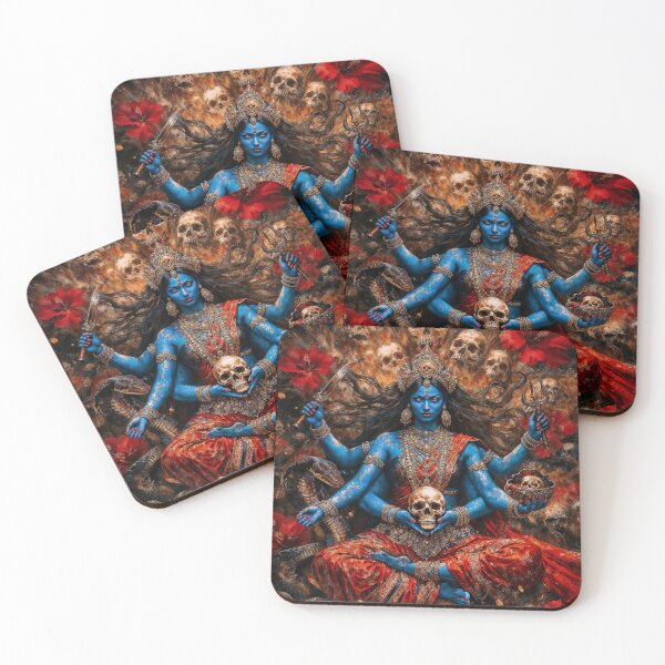 Item preview, Mahakali Crowned in Skulls designed and sold by AliceWhiteDF.