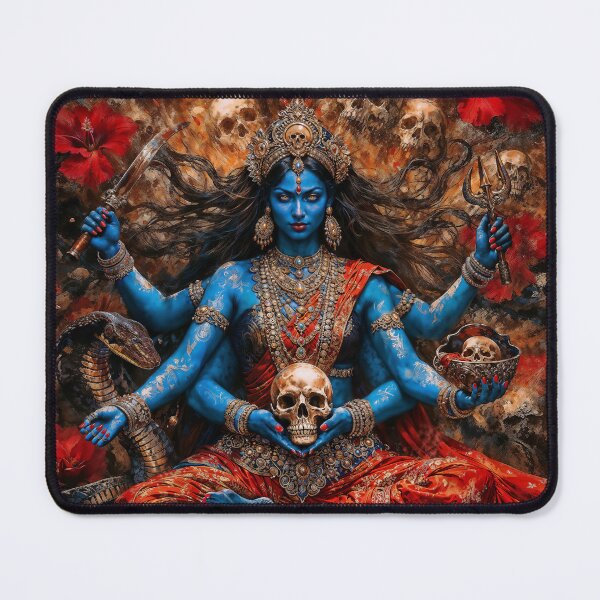 Item preview, Mahakali Crowned in Skulls designed and sold by AliceWhiteDF.