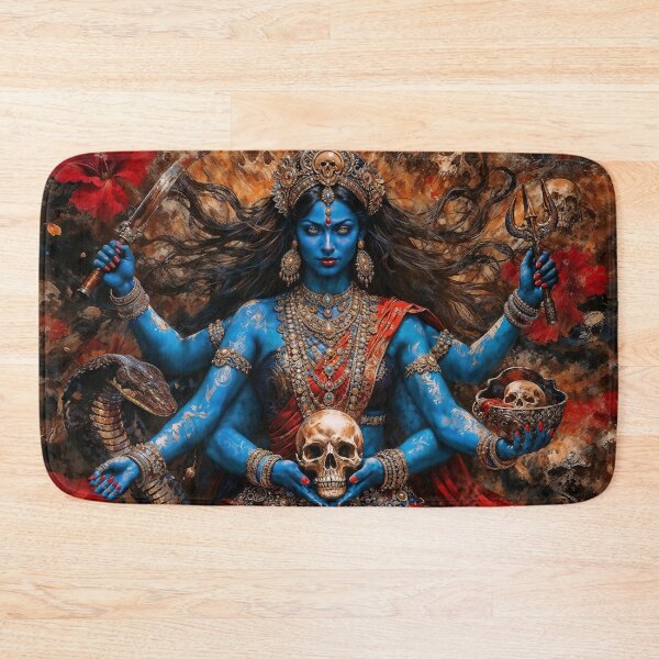 Item preview, Mahakali Crowned in Skulls designed and sold by AliceWhiteDF.