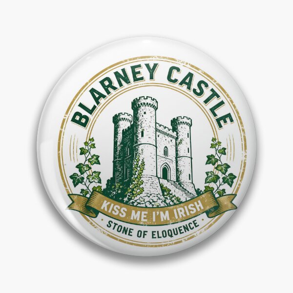 Item preview, Vintage Blarney Castle T-Shirt – Irish Heritage Landmark Shirt – Stone of Eloquence Ireland Tee – Celtic Travel Gift – County Cork Shirt designed and sold by CottonFirst.