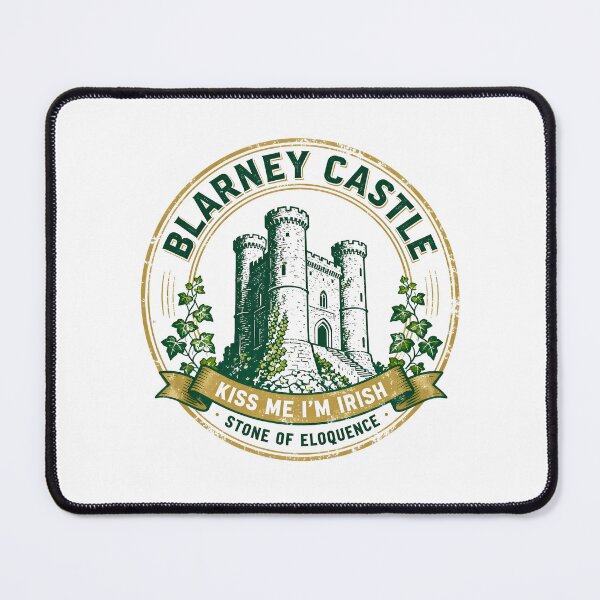 Item preview, Vintage Blarney Castle T-Shirt – Irish Heritage Landmark Shirt – Stone of Eloquence Ireland Tee – Celtic Travel Gift – County Cork Shirt designed and sold by CottonFirst.