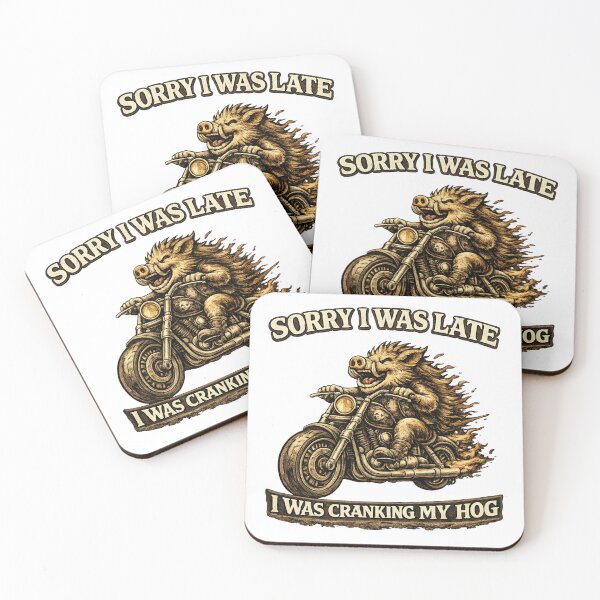 Item preview, Sorry I Was Late, I Was Cranking My Hog designed and sold by madebysiwa.