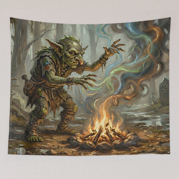 Item preview, Goblin Shaman Summoning Forest Magic designed and sold by cr6zym1nd.