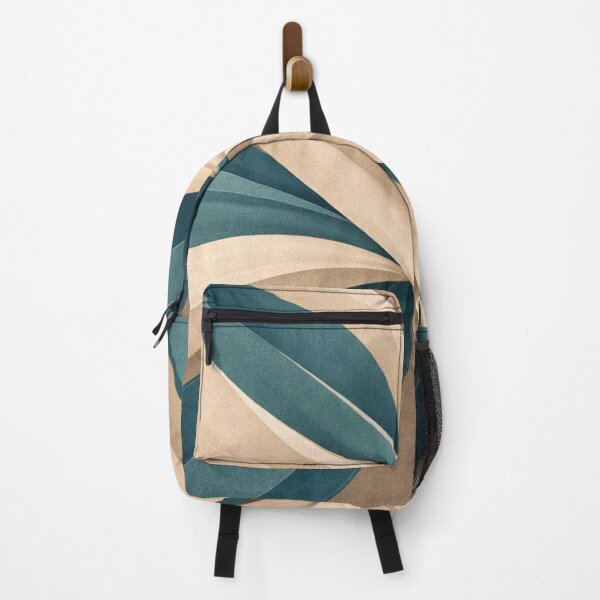 Item preview, Teal & Sand Flow – Modern Abstract Geometric  designed and sold by Bellassi.