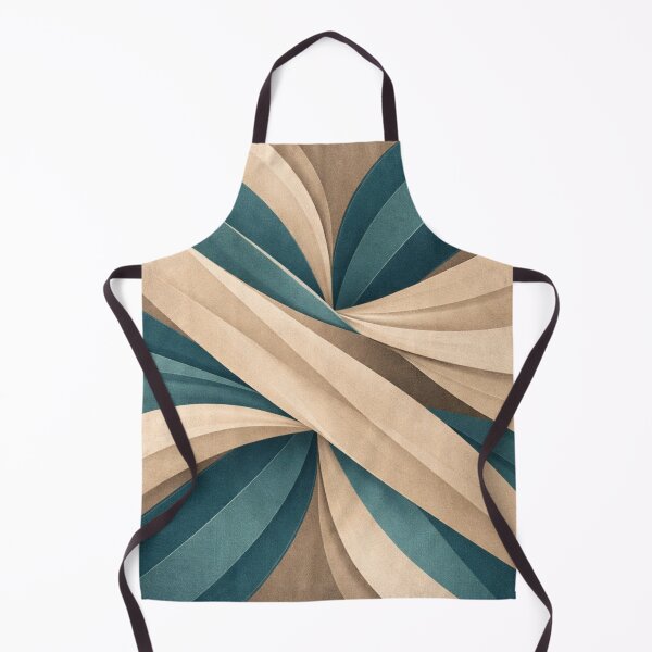 Item preview, Teal & Sand Flow – Modern Abstract Geometric designed and sold by Bellassi.