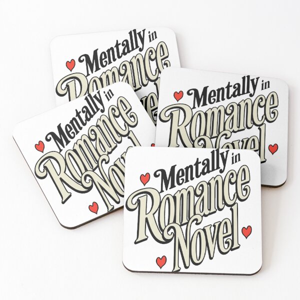 Item preview, Mentally in Romance Novel Sticker – Cute Retro Script Romance Reader Aesthetic designed and sold by kirarishop.