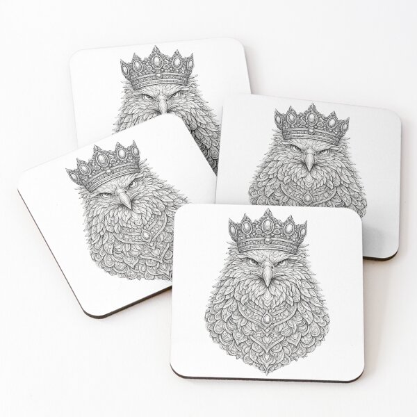 Item preview, Eagle Mandala Royal Line Art. designed and sold by Nika Art Studio.