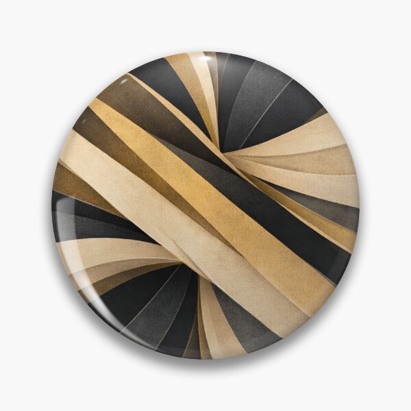 Item preview, Charcoal & Gold Ribbon – Luxury Modern Abstract designed and sold by Bellassi.