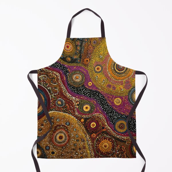 Item preview, Aboriginal Inspired Art - Chaotic Circles Landscape designed and sold by GrinGalore.