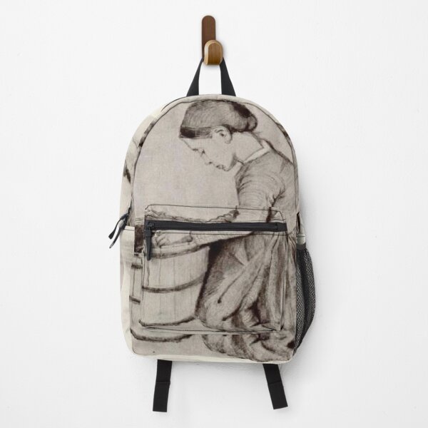 Item preview, Girl Kneeling in Front of a Bucket designed and sold by SharonTheFirst.