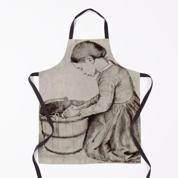 Item preview, Girl Kneeling in Front of a Bucket designed and sold by SharonTheFirst.