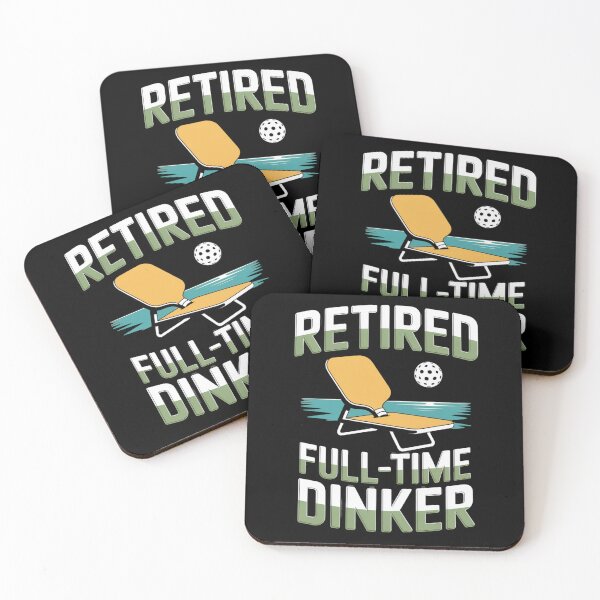 Item preview, pickleball - pickleball humor - pickleball gift - pickleball senior player - pickleball paddle - dink humor - dink responsibly - kitchen line - kitchen crew - third shot drop - drop shot designed and sold by JansenGS.