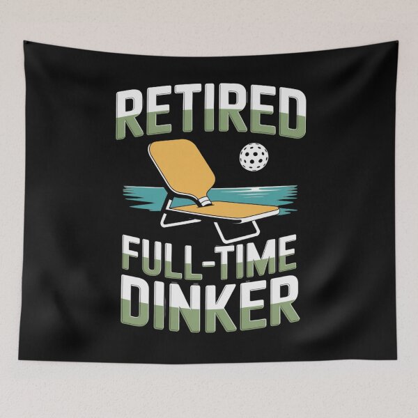 Item preview, pickleball - pickleball humor - pickleball gift - pickleball senior player - pickleball paddle - dink humor - dink responsibly - kitchen line - kitchen crew - third shot drop - drop shot designed and sold by JansenGS.