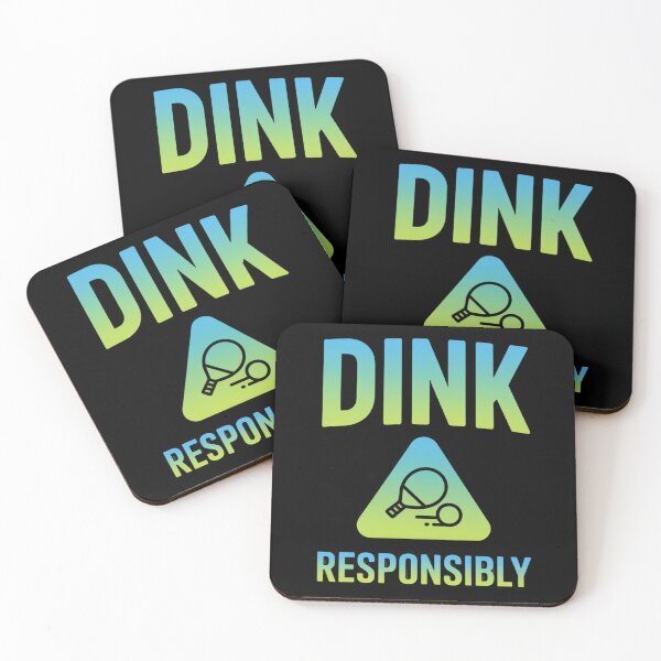 Item preview, pickleball - pickleball humor - pickleball gift - pickleball senior player - pickleball paddle - dink humor - dink responsibly - kitchen line - kitchen crew - third shot drop - drop shot designed and sold by JansenGS.