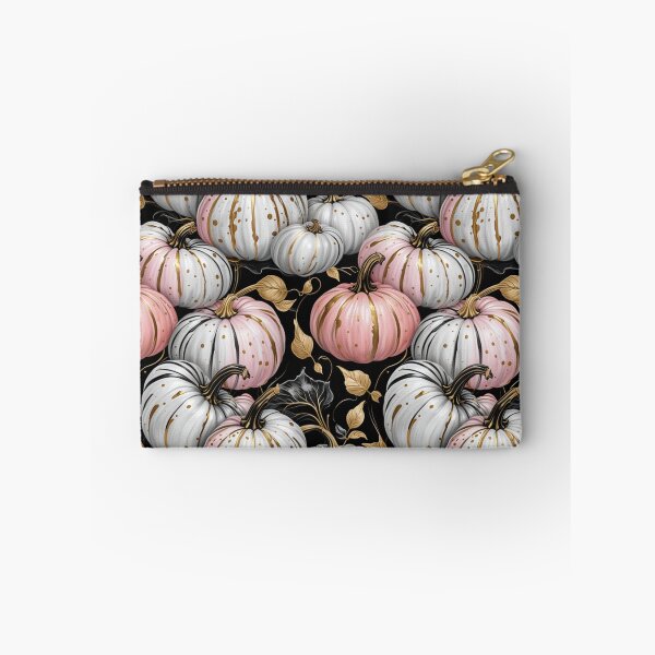 Item preview, Elegant Pastel Pumpkins on Black Seamless Pattern designed and sold by Fabricbella.