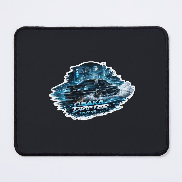 Item preview, Osaka Drift – JDM Toyota Crown Saloon Midnight Sticker designed and sold by Wander Pop Studio.