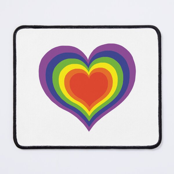 Item preview, Rainbow heart, white background designed and sold by HA-Design-Kunst.