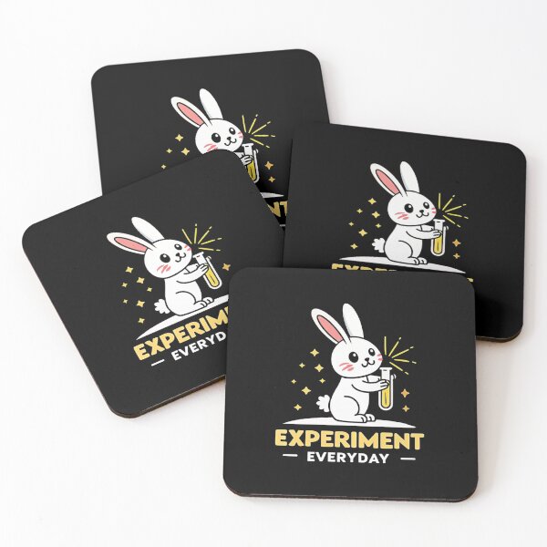 Item preview, Experiment Everyday – Cute Science Bunny Design designed and sold by the science zoo.