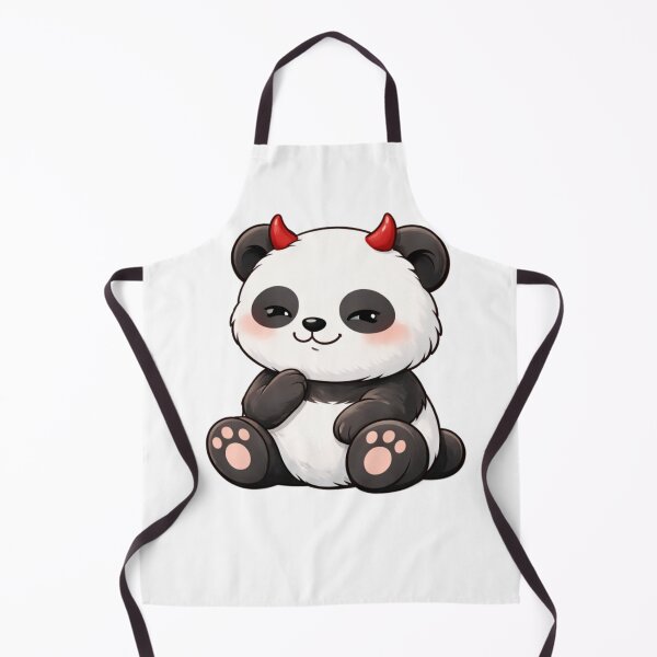Item preview, Cute Devil Panda – Kawaii Naughty Panda Sticker | Funny Mischievous Aesthetic Animal Art designed and sold by snaperos.