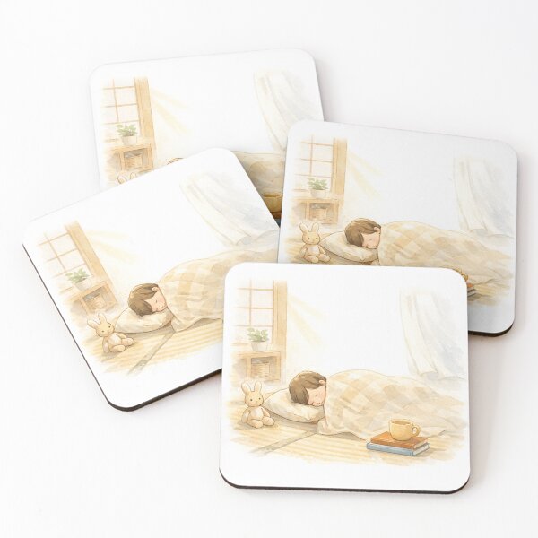 Item preview, Lazy Day at Home – Cozy Japanese Lifestyle Illustration designed and sold by ArtSway Studio.