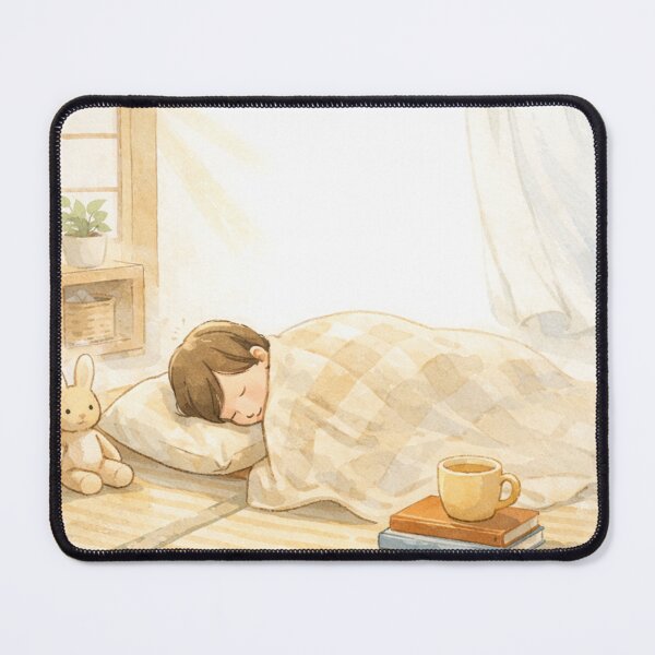 Item preview, Lazy Day at Home – Cozy Japanese Lifestyle Illustration designed and sold by ArtSway Studio.
