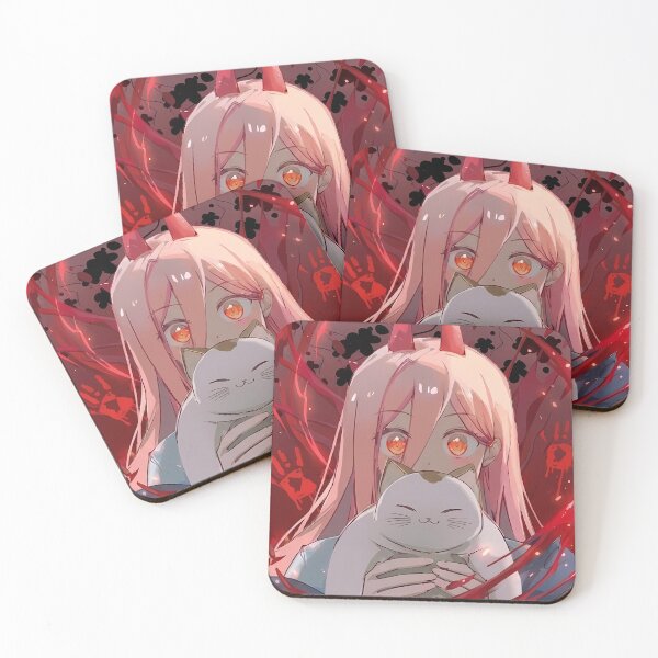 Item preview, Horned Blood Demon Girl - Creepy Cute Anime Cat Lover Art designed and sold by MugenAnime.