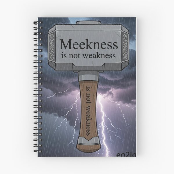 Item preview, meekness is not weakness designed and sold by Eq2iq.