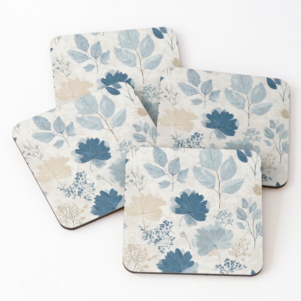 Item preview, Soft Romantic Airy Blue Cream Seamless Pattern designed and sold by GrinGalore.