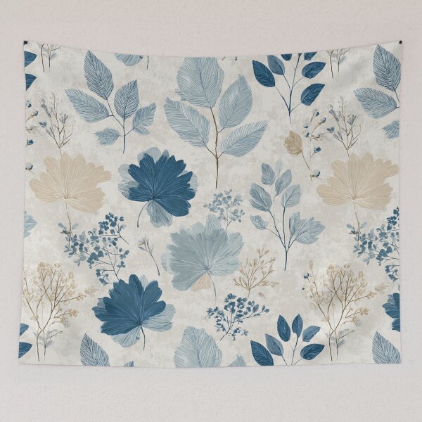 Item preview, Soft Romantic Airy Blue Cream Seamless Pattern designed and sold by GrinGalore.