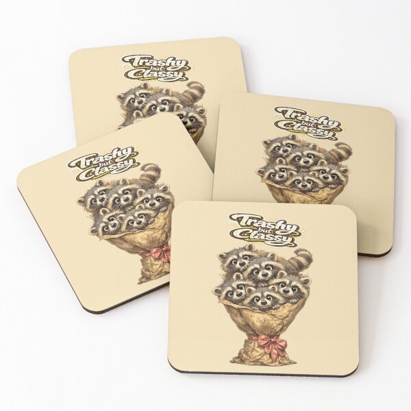Item preview, Raccoons in a bouquet caught my eye. Funny art .Trashy but Classy. designed and sold by Natart1004.