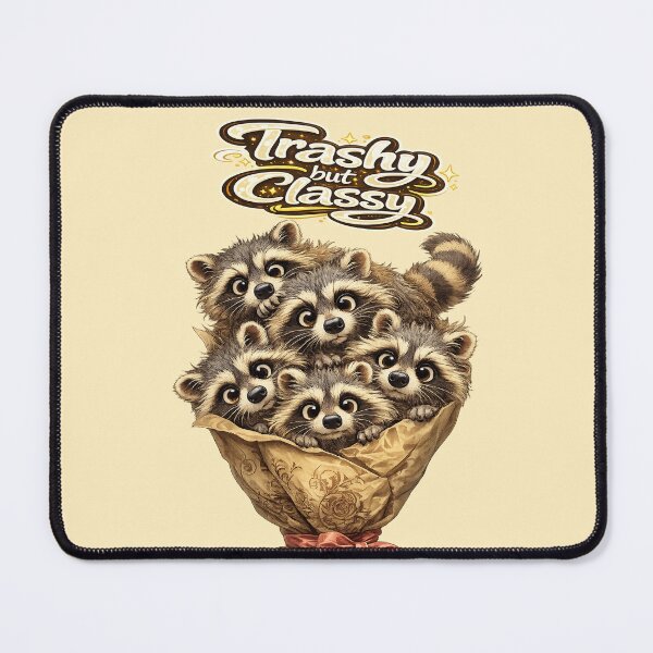 Item preview, Raccoons in a bouquet caught my eye. Funny art .Trashy but Classy. designed and sold by Natart1004.