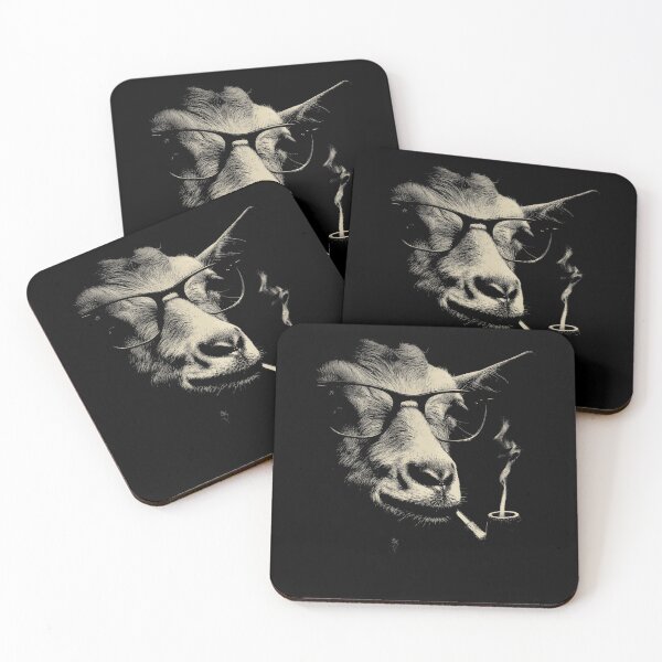 Item preview, Low Key Sophisticated Goat Glasses Pipe Smoker designed and sold by k3rstman1.