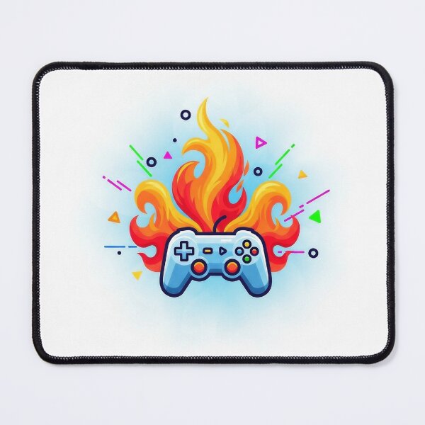 Item preview, Flaming Gamer designed and sold by TeamAdequate.