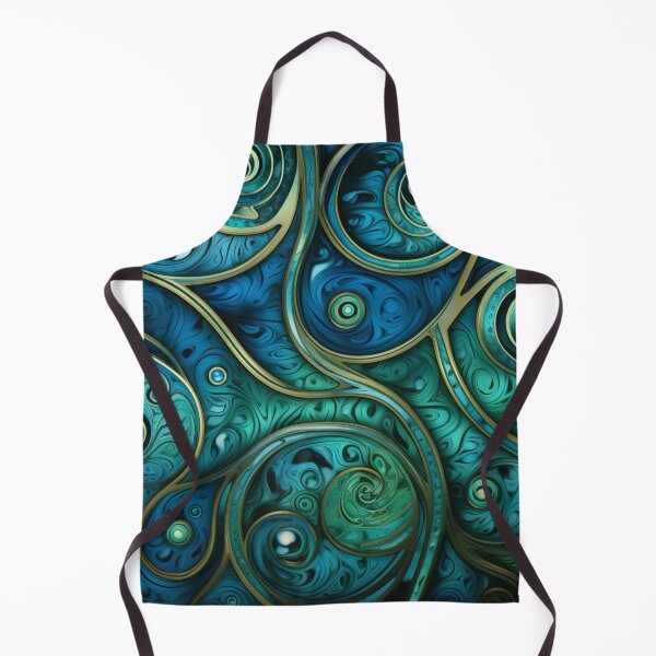 Item preview, New Zealand Māori Paua Pattern Koru Design 792 designed and sold by GrinGalore.