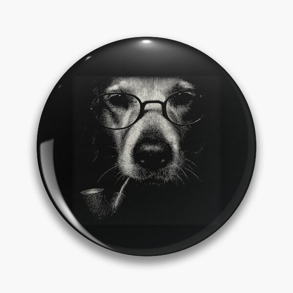 Item preview, Sophisticated Golden Retriever Dog Pipe Glasses designed and sold by k3rstman1.