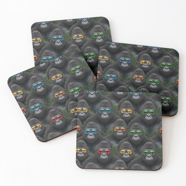 Item preview, Cool Gorilla Sunglasses Seamless Pattern designed and sold by Fabricbella.