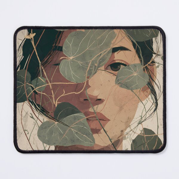 Item preview, Asian Beauty Botanical Portrait designed and sold by zono52.