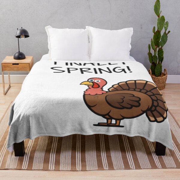 Item preview, Finally Spring! Funny Turkey Illustration designed and sold by DrukNaStyl.