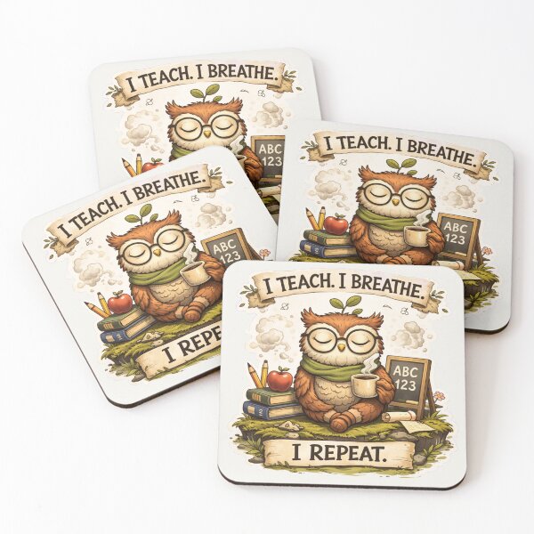 Item preview, Teach Breathe Repeat designed and sold by WildStillness.