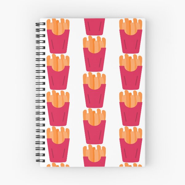 Item preview, Golden French Fries in Red Container - Classic Fast Food Sticker for Burger Nights designed and sold by Tr Creative Design.
