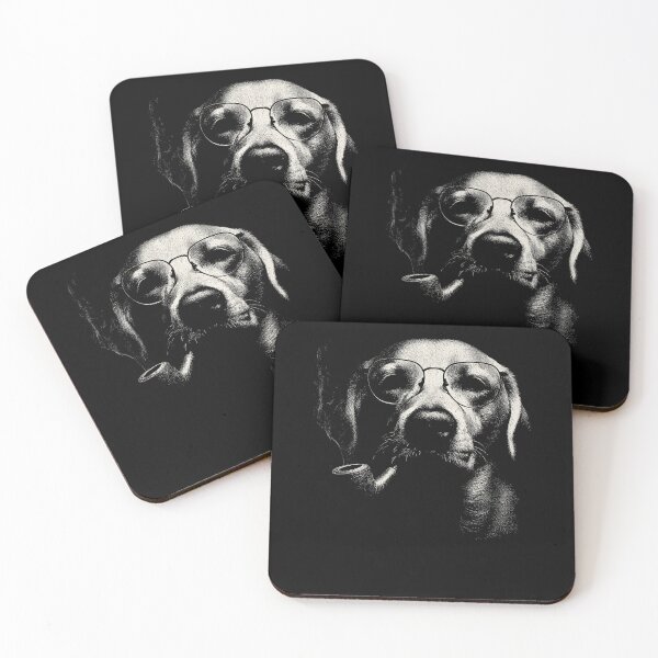 Item preview, Sophisticated Labrador Retriever Dog with Glasses and Pipe designed and sold by k3rstman1.